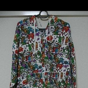 Volcom Ryan Sheckler Monster Hoodie All Over Print Y2K Multicolor Graphic Hoodie